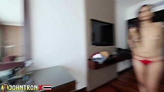 creampie fills sexy thai model's tight pussy deep