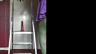Crossdresser in Heels Offers Deepthroat Anal and Toys