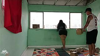 did that fat ass slut help cardio with wild eating and pounding?