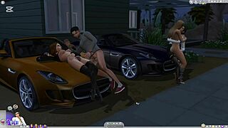 Sims 4 public tease turns intimate