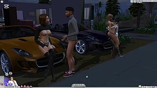 Sims 4 public tease turns intimate