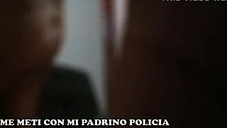 Padrino policia pounds submissive latina wife hard while hubby's away!