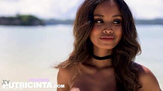 putri cinta's big tits bounce horny as she dances ass shaking poolside damn