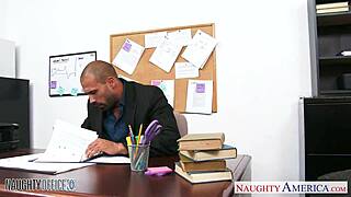 Superb Blonde Karla Kush Office Fuck In Heels And Stockings
