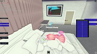 Back fucking my furry slut hard on Roblox testing 18+ game kivi