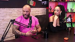 Emotional peaks of black stud's sensual cast highlights with milf orgasms