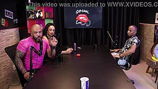 Emotional peaks of black stud's sensual cast highlights with milf orgasms
