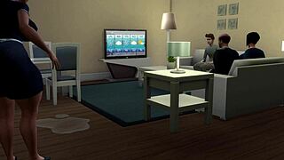 Naughty Maid Teases In Shower With Big Curves Episode 5 Machinima