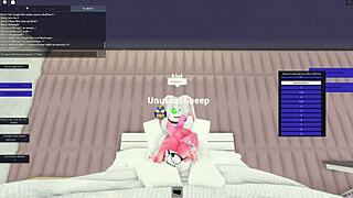 Back fucking my furry slut hard on Roblox testing 18+ game kivi