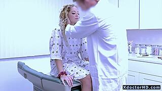 oh doctor, you're so hot touching my tits and ass 😍 i got super horny and we fucked right there!