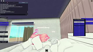 Back fucking my furry slut hard on Roblox testing 18+ game kivi