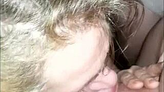 hey slave, bent over gloryhole taking facials from the group