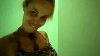 Blonde Latina Milf Fingers Pussy to Orgasm in Upscale Restaurant Bathroom