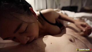wake up babe, pound my tight thai pussy doggystyle with your huge cock now
