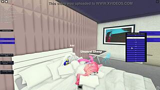 Back fucking my furry slut hard on Roblox testing 18+ game kivi
