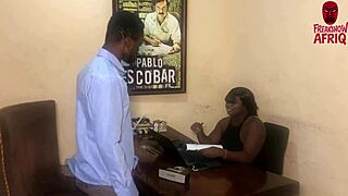 Teacher Recruiter with Freak Huge Boobs Craves Big Cock Fuck for Job Offer 4K