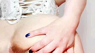 mexican latina milf's giant cameltoe masturbation drips wet for viewers