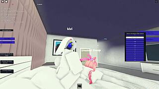 Back fucking my furry slut hard on Roblox testing 18+ game kivi