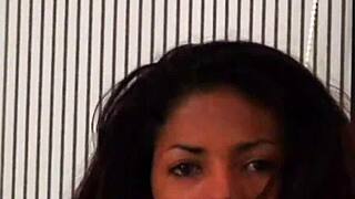 carina 18 teases clit rubs natural small tits and skinny pussy closeup