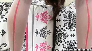 Best British Grannies In Leggings Nylon Group HD Action Part 12