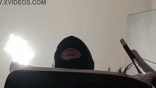 blindfolded milf gagged bound deepthroats monster cock then fucked hard in all holes