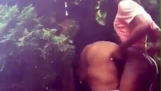 thick pastor's wife moans wildly during outdoor church pussy quickie pt3
