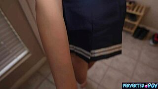 Bold pregnant student aggressively seduces professor for rough ride
