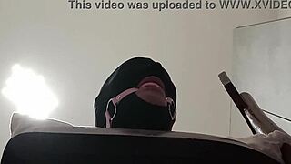 blindfolded milf gagged bound deepthroats monster cock then fucked hard in all holes