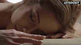 blonde nesty moans as masseur pounds her wet pussy passionately