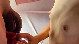 my latino pulls off my thong in bed