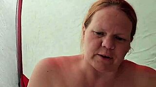 Sneaky outdoor tent creampie with big tits milf ass during camping adventure