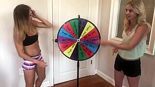 i'm loving this 4 girl stripping wedgie wheel on patreon