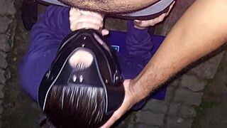 Safada Takes Cock In Yard As Cars Pass Gets Cum And Piss Bath