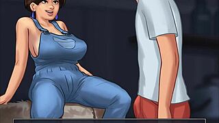 Watch Diane's Massive Tits Bounce in Summertime Heat!