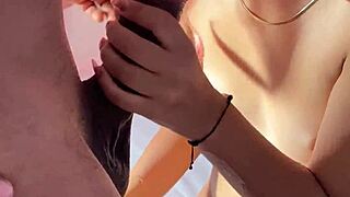 my latino pulls off my thong in bed
