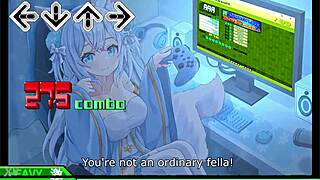 ddr extreme dances with my busty hentai summer love thrill me