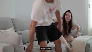 Sharing cramped shower with big ass interracial roommate turns into dirty talk oiled ass play before water cuts off in dorm