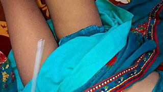 indian babe's tight pussy stretched wide with creampie finish 🔥💦