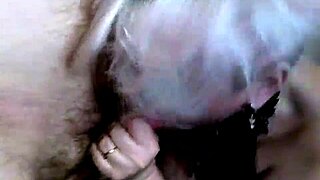 Beautiful Mature Slut Dripping Cum From Her Fucking Mouth