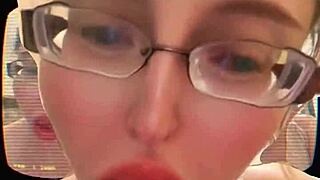 tired woman yawns deeply showing huge tongue and saliva