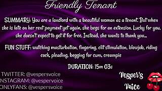 tenant thanks with blowjob and cock ride