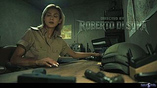 Parasited lesbian threesome - military girls possessed by alien parasites