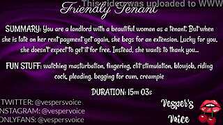 tenant thanks with blowjob and cock ride