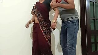 indian village wife calls guy for sneaky doggy fear fuck audio