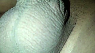 My cuckold rims my ass while i fuck friend