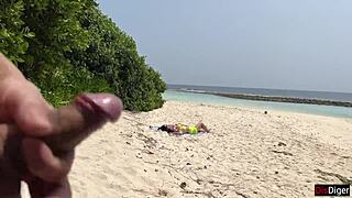 public beach pickup leads to risky flashing and facial