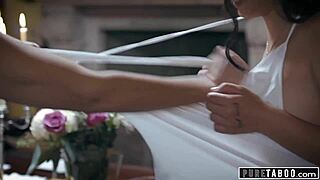 Angry woman directs teen to serve dinner naked