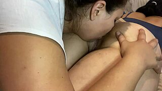 Lesbian licks sweaty dirty ass 😈🍑