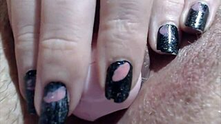 close up object insertion fetish video
