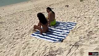 public beach pickup leads to risky flashing and facial